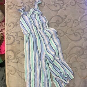 Striped Kids Jumpsuit